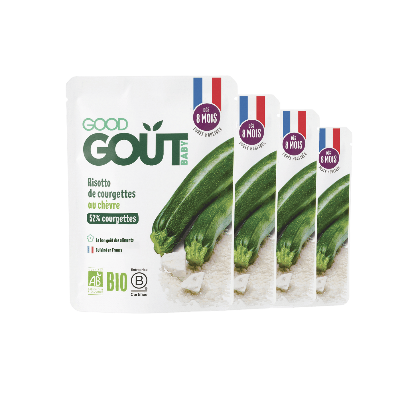 Good Gout Risotto de courgettes au chèvre