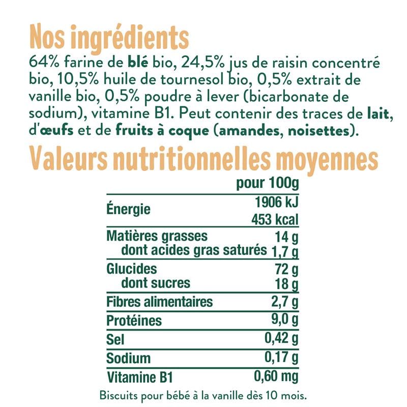 Good Gout Les Biscuits tout ronds vanille