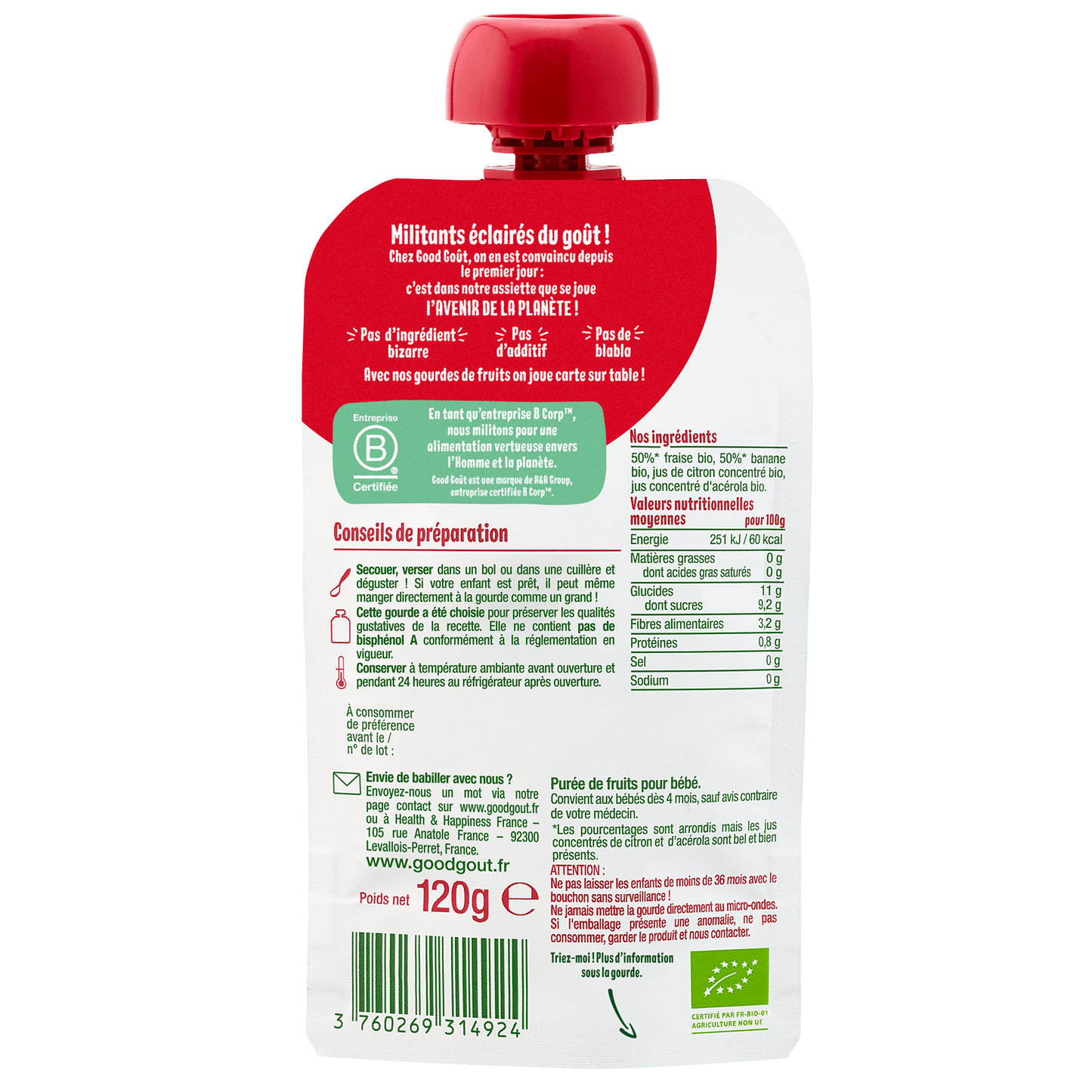 Good Gout Fraise banane