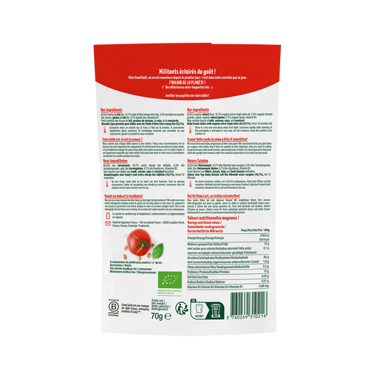 Good Gout Mini-baguettes à la tomate et au basilic