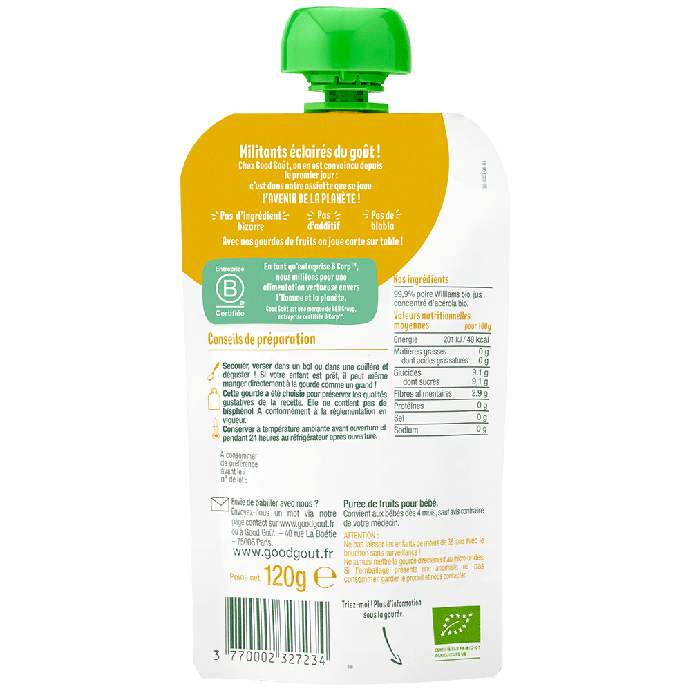 Good Gout Poire Williams