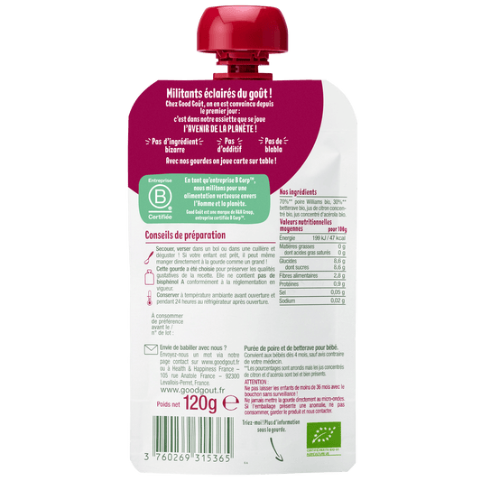 Good Gout Poire Betterave