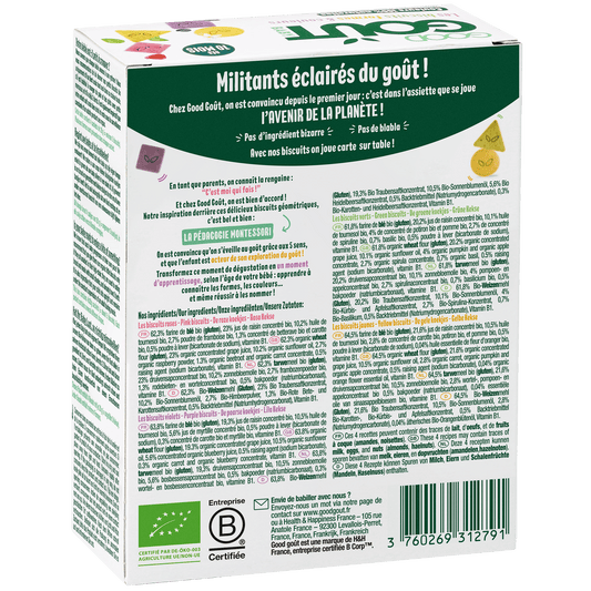 Good Gout Les Biscuits formes et couleurs