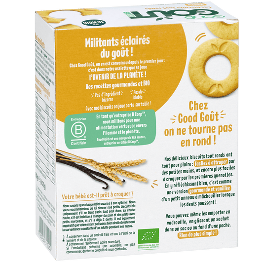 Good Gout Les Biscuits tout ronds vanille