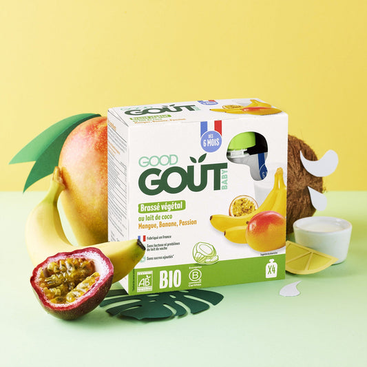 Good Gout Brassé végétal coco mangue banane passion x4