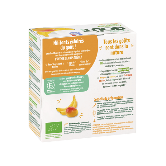 Good Gout Brassé végétal coco mangue banane x4