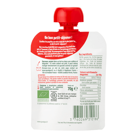 Good Gout Le petit déj fraise