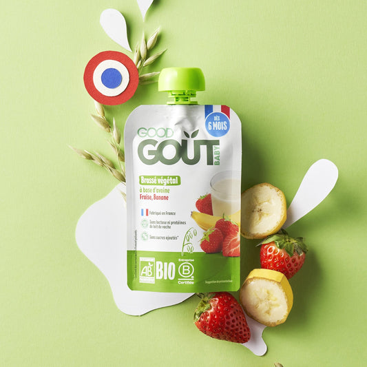Good Gout Brassé végétal avoine fraise banane