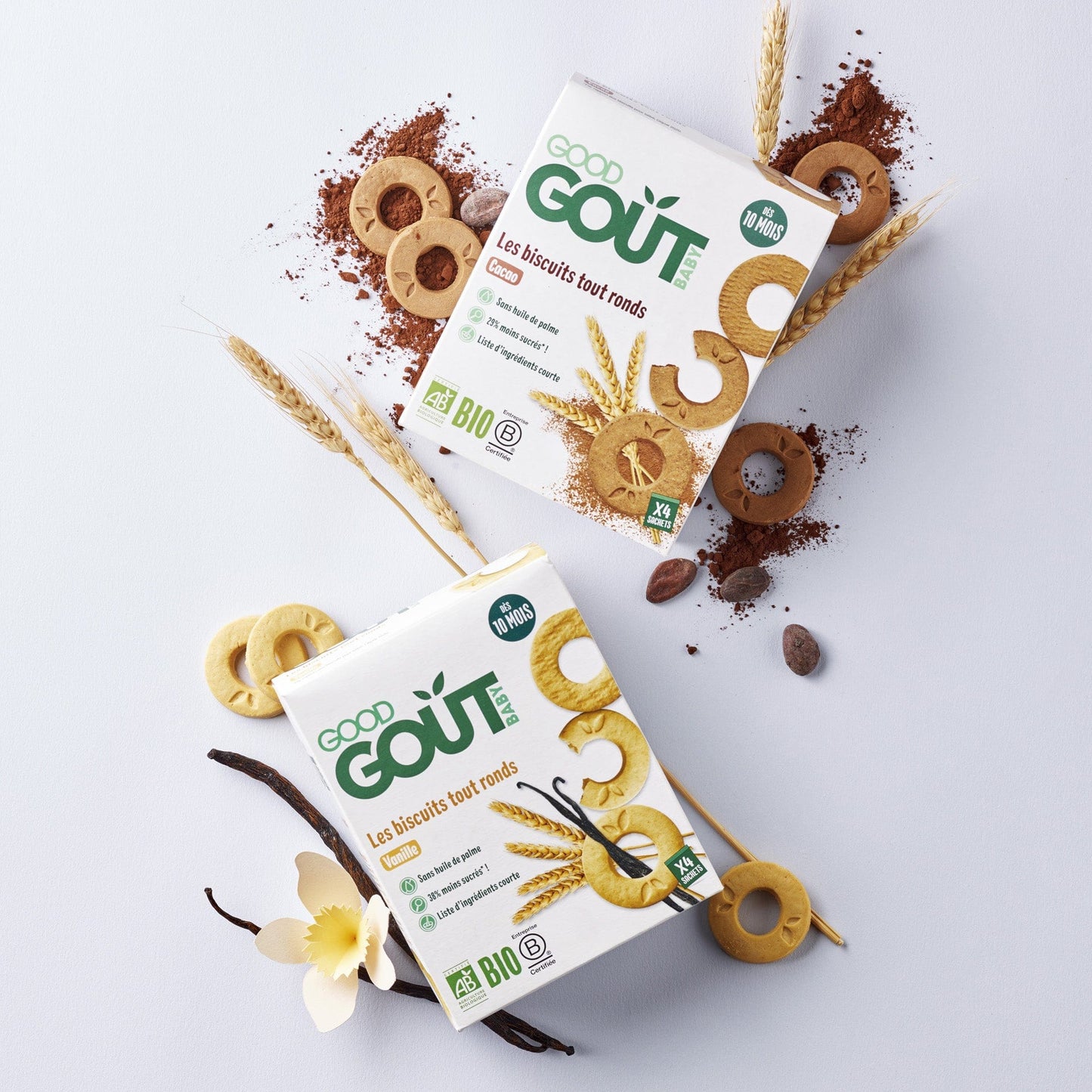 Good Gout Les Biscuits tout ronds vanille