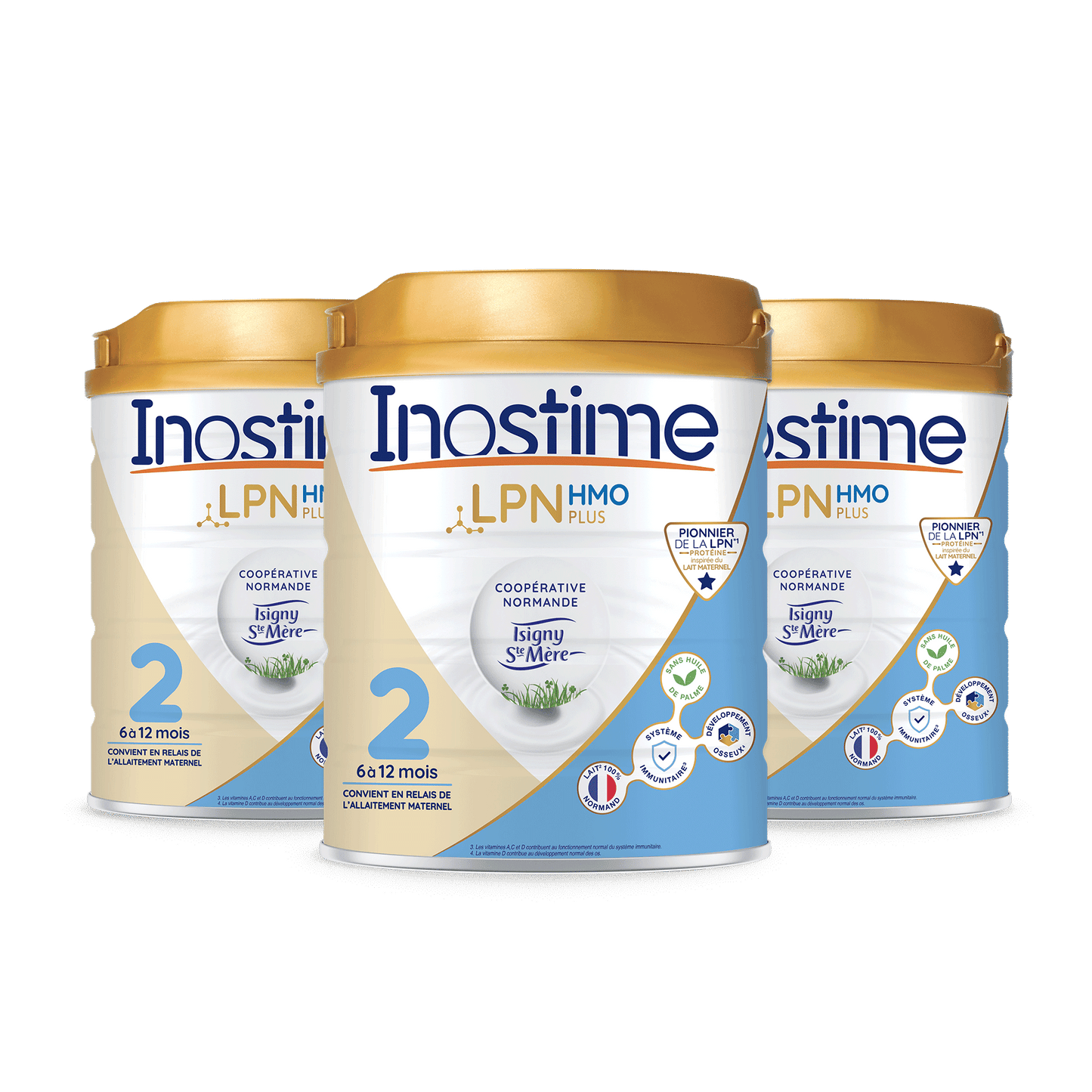 Inostime Inostime Lait Infantile 2ème âge Lot de 3 boîtes