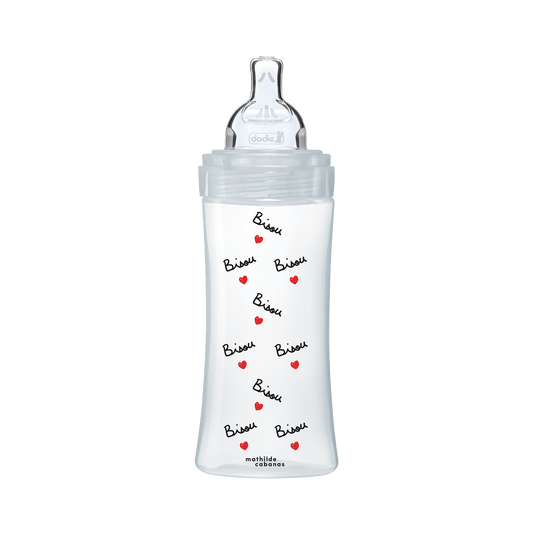 Dodie Biberon anti-colique Tétine Plate Mathilde Cabanas 330ml
