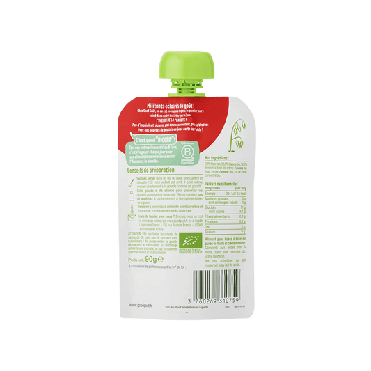 Good Gout Brassé végétal avoine fraise banane