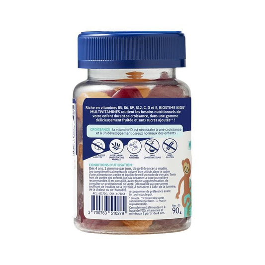 Biostime Gommes Multivitamines dès 4 ans