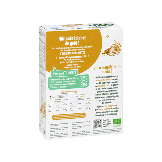 Good Gout Céréales avoine blé riz