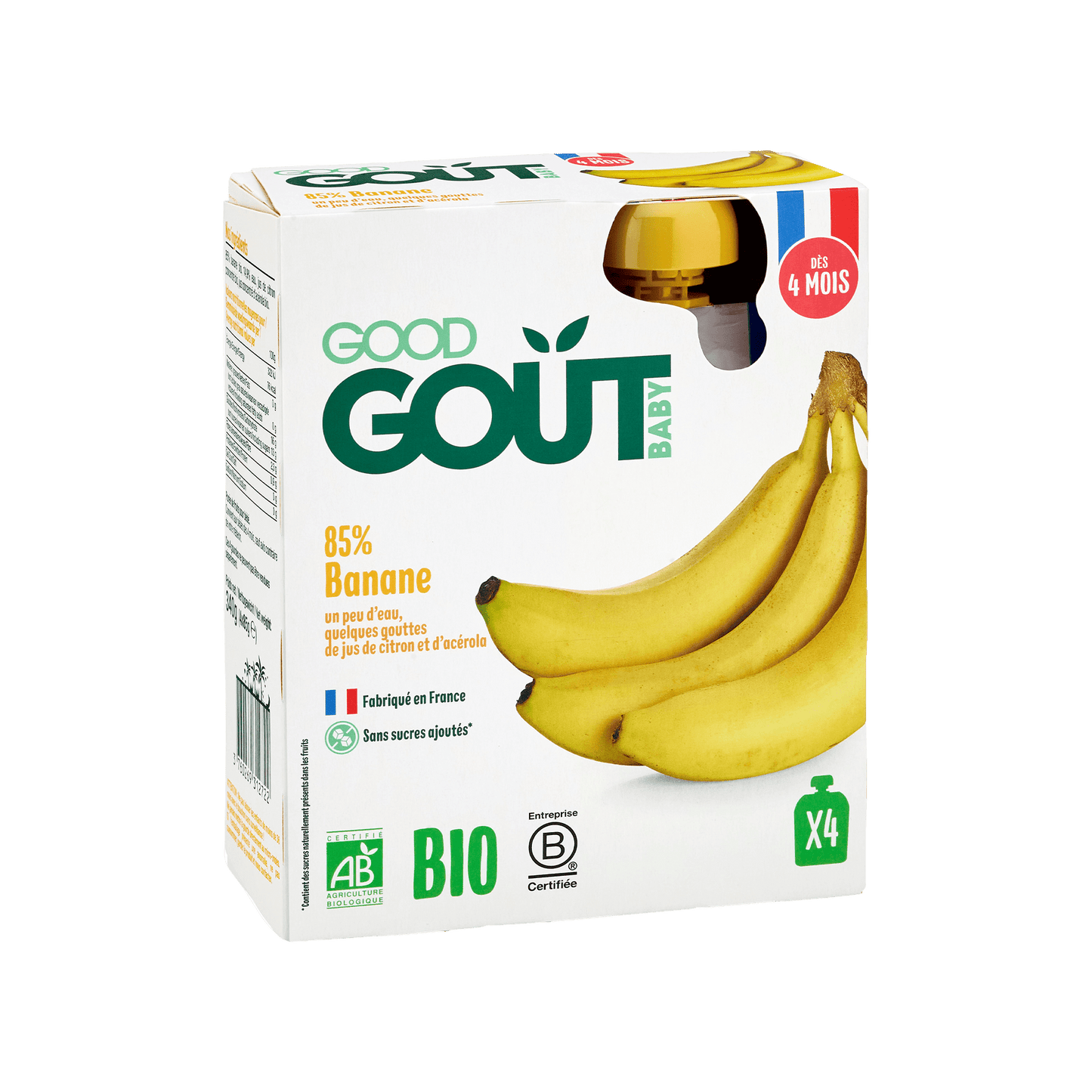 Good Gout Banane 4 x 85gr.