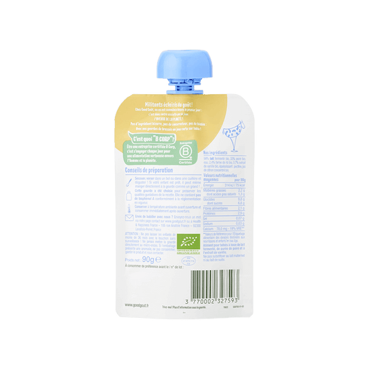 Good Gout Brassé au lait de vache poire vanille