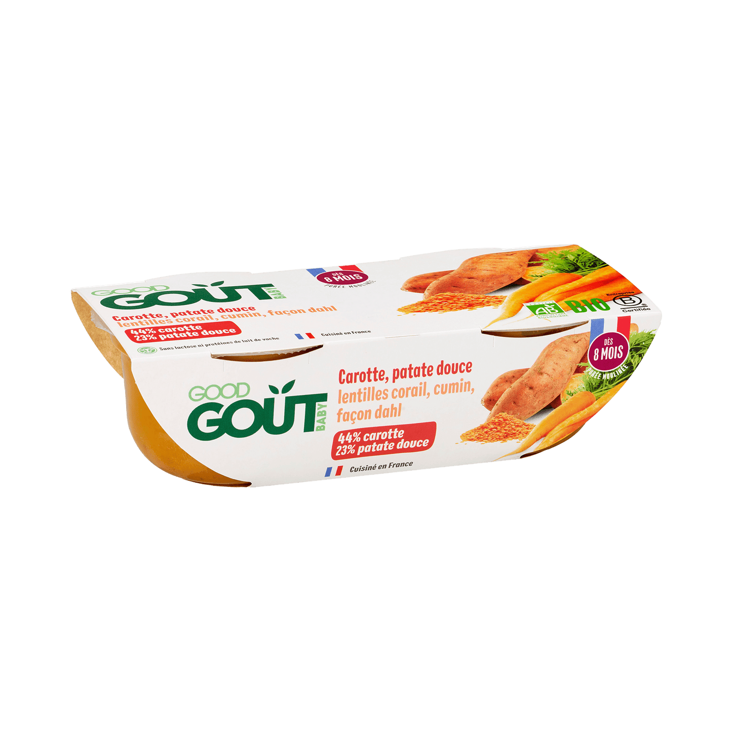 Good Gout Carotte patate douce lentilles corail façon dahl