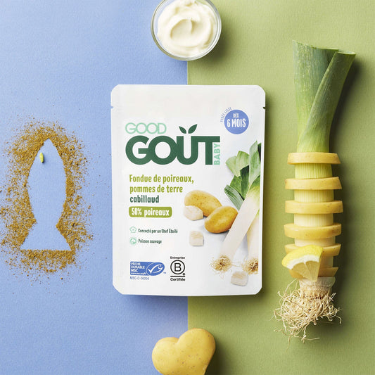 Good Gout Fondue de poireaux pommes de terre cabillaud