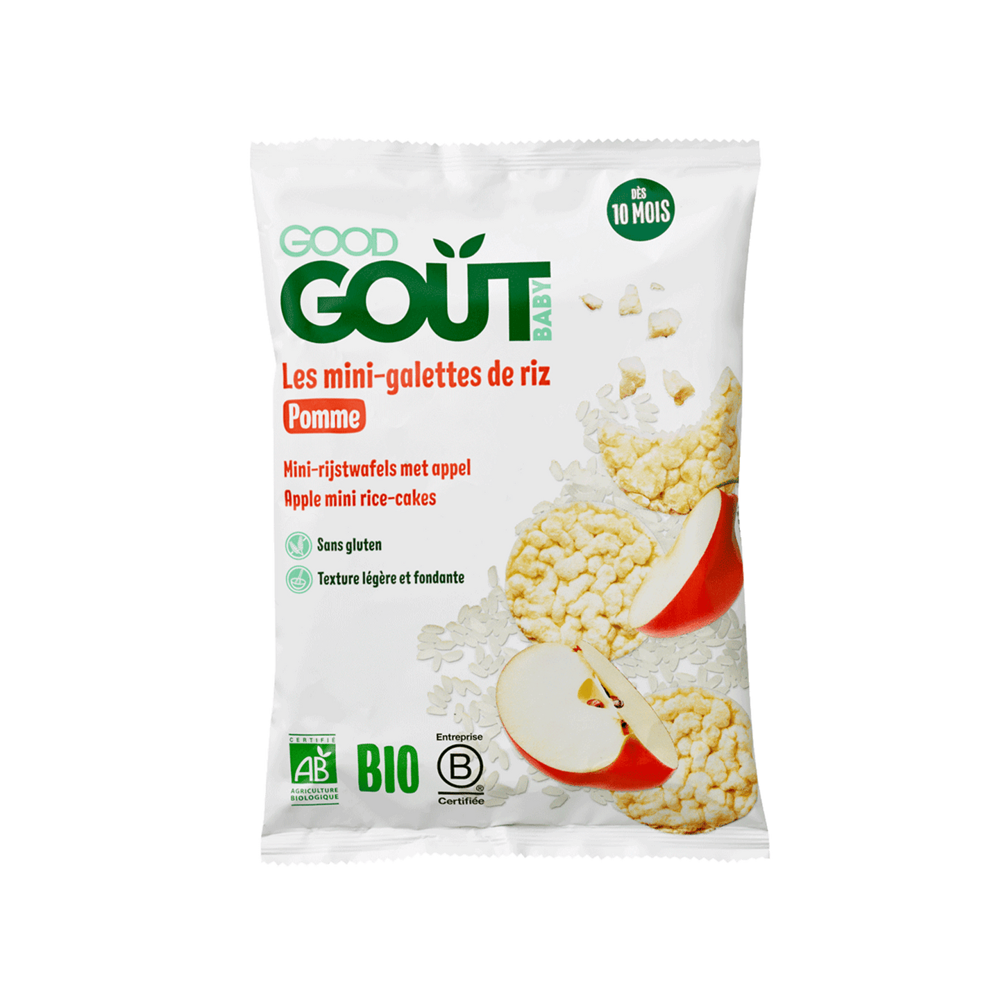 Good Gout Mini-galettes de riz à la pomme
