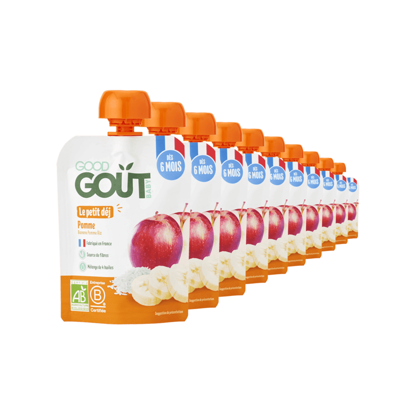 Good Gout Le petit déj pomme 10 x 70gr.