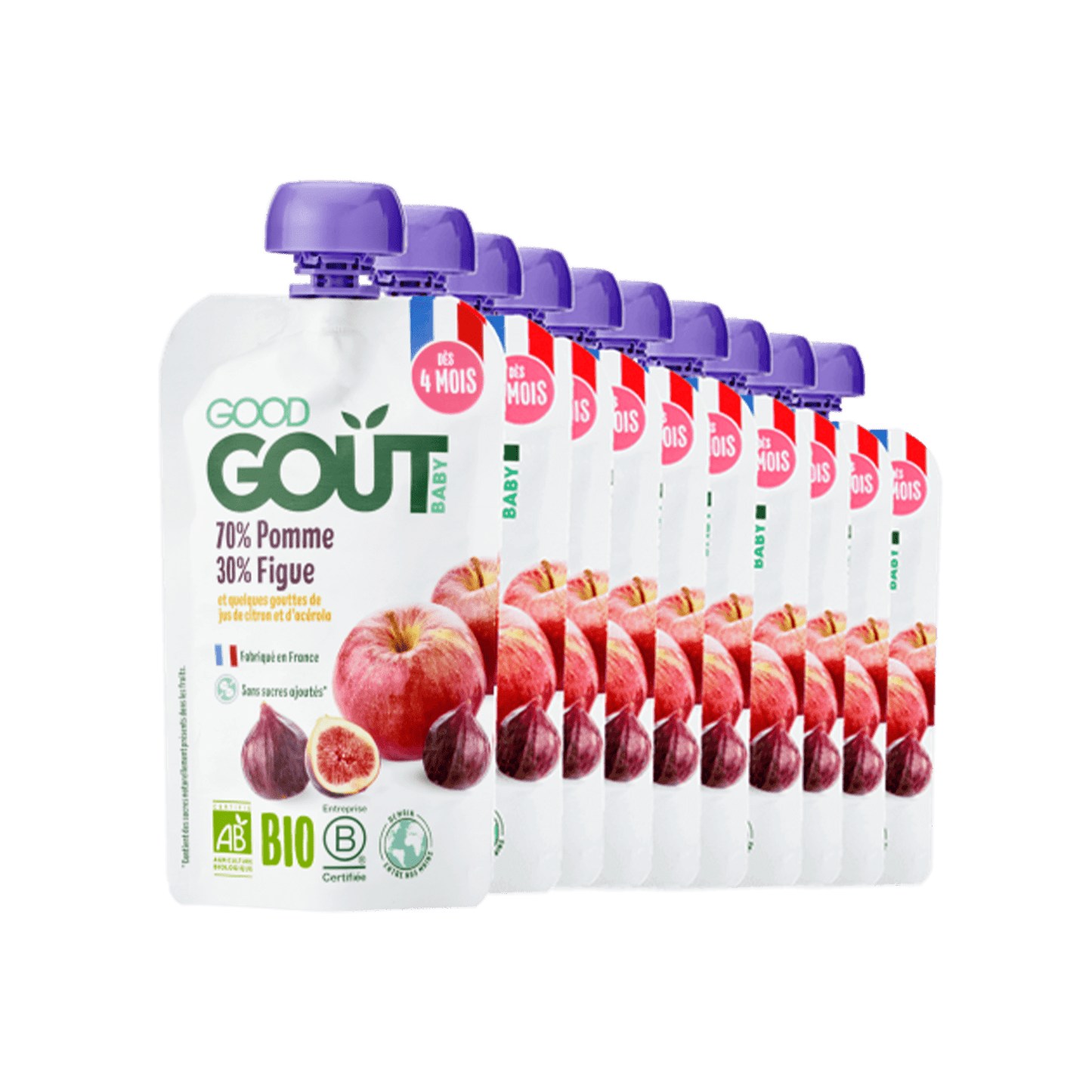 Good Gout Pomme Figue 10 x 120gr.
