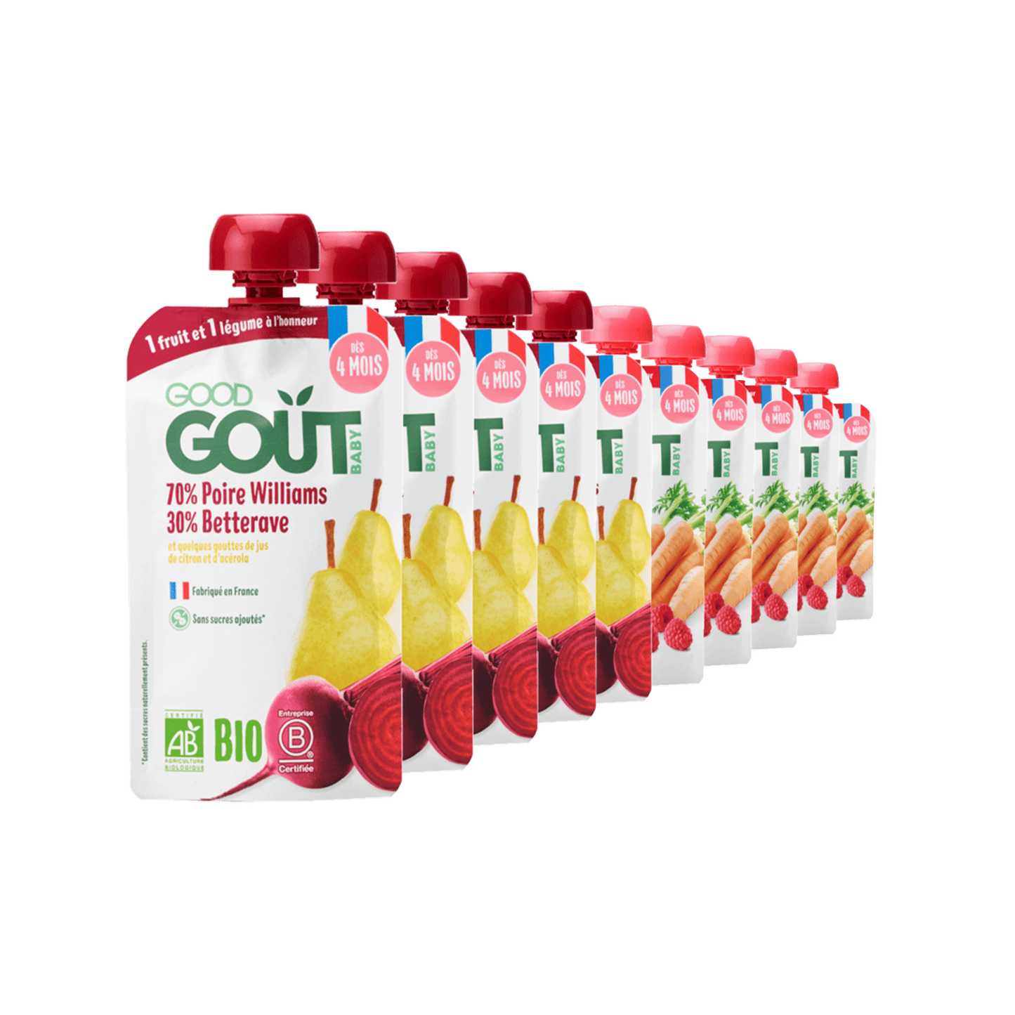 Good Gout Mon pack gourdes fruits et légumes