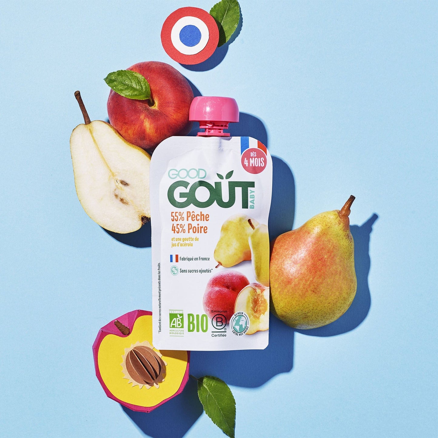 Good Gout Ma semaine gourdes Pêche Poire