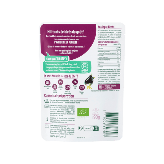 Good Gout Penne aux aubergines