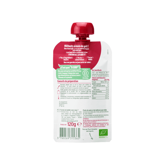 Good Gout Mon pack gourdes fruits et légumes