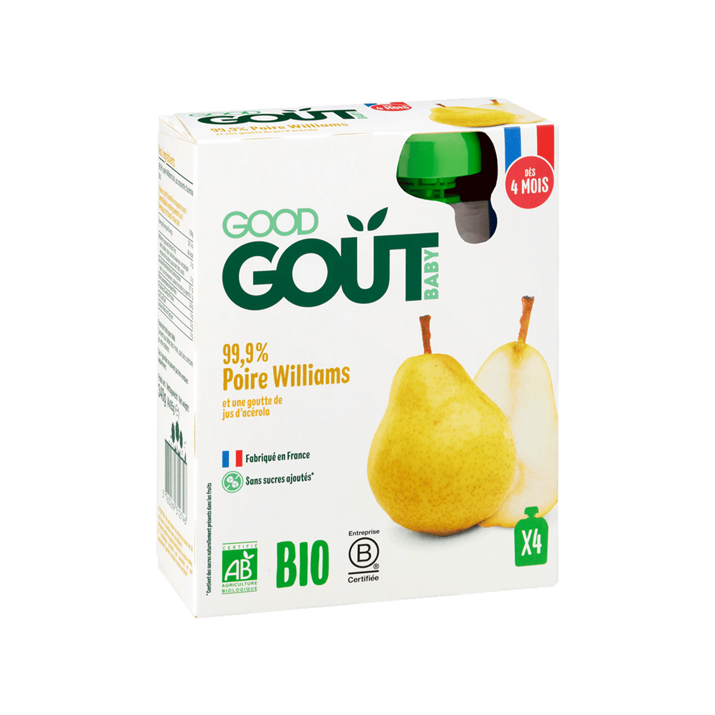 Good Gout Poire Williams 4 x 85gr.