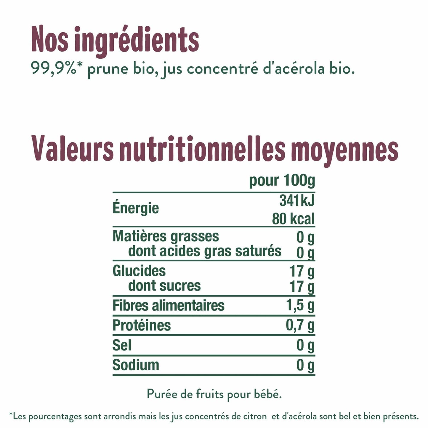 Good Gout Mon pack brassés et gourdes fruits