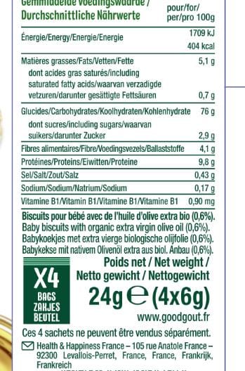 Good Gout Les mini-gaufrettes origan