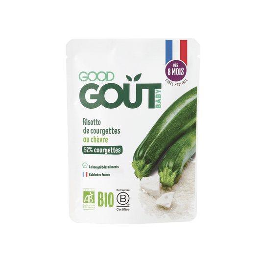 Good Gout Risotto de courgettes au chèvre