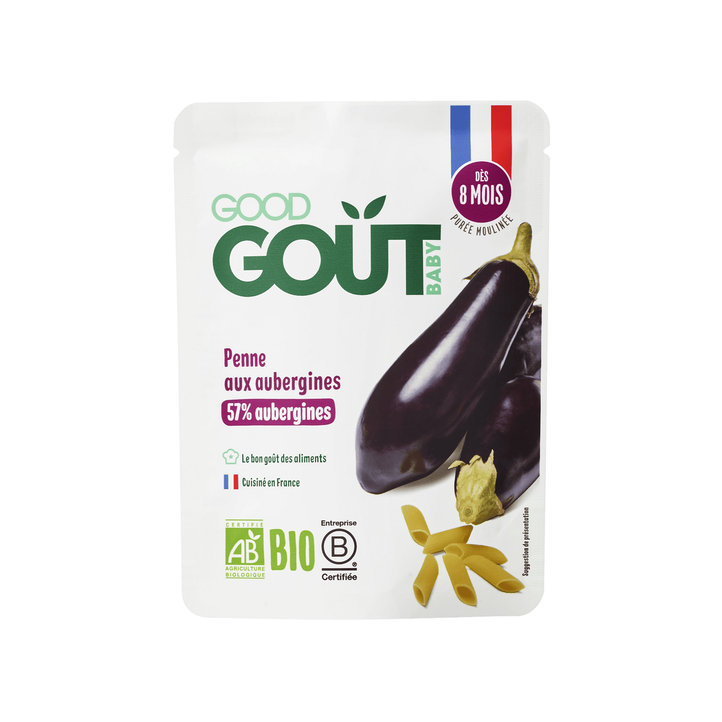 Good Gout Penne aux aubergines
