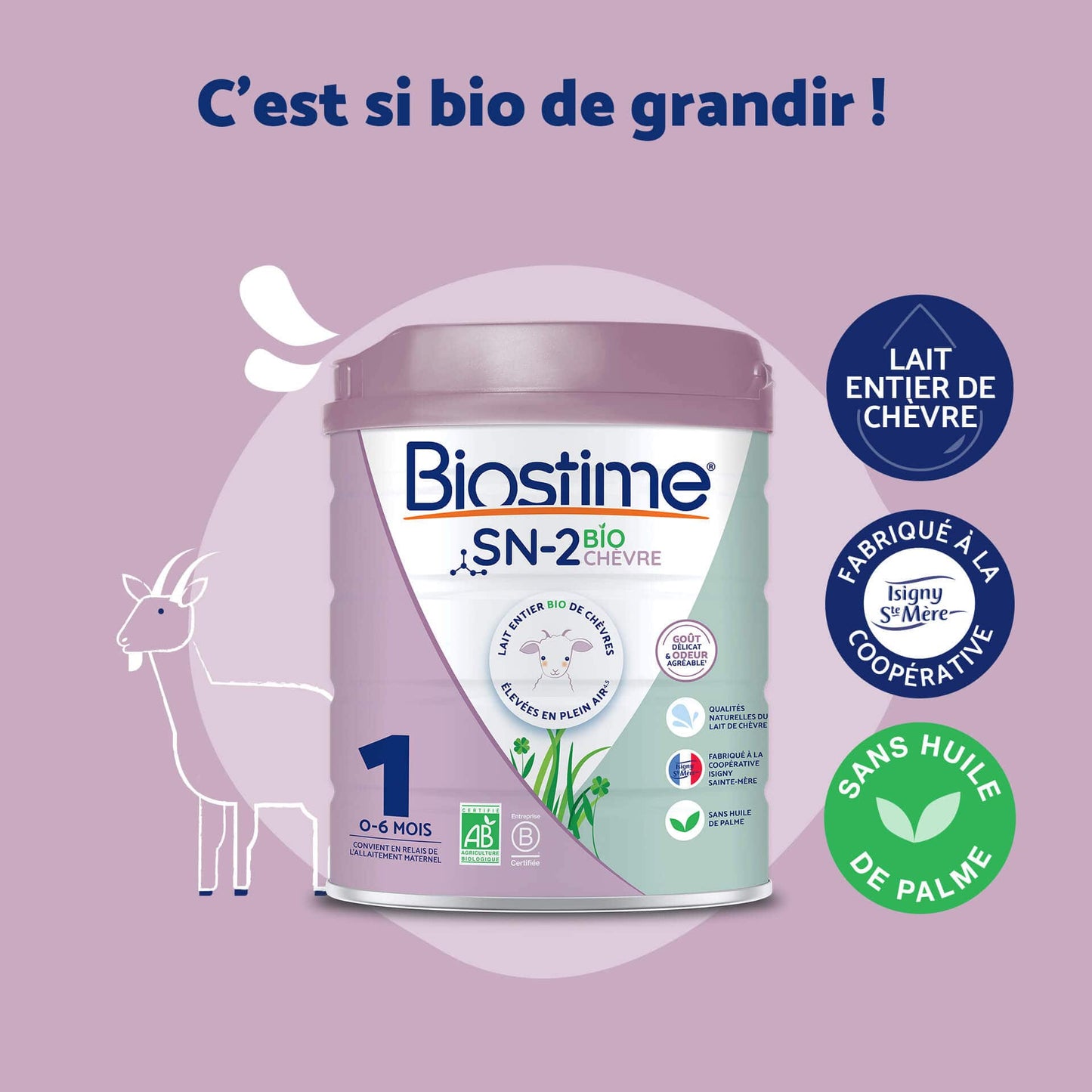 Biostime Biostime Lait de Chèvre 1er âge