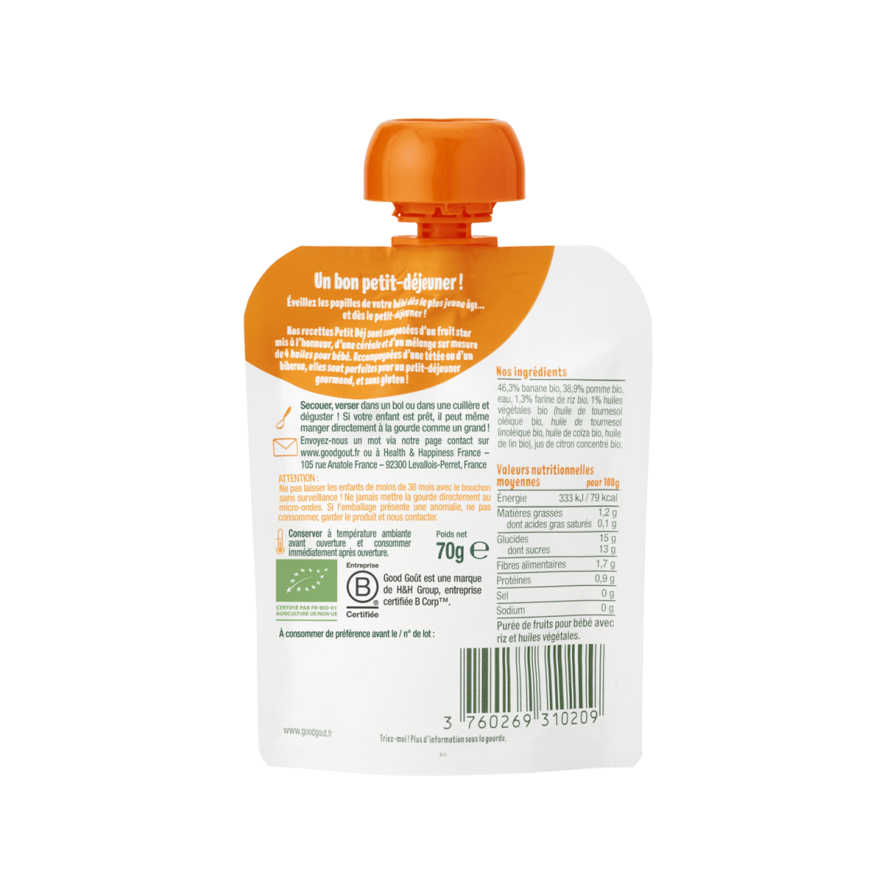 Good Gout Le petit déj pomme