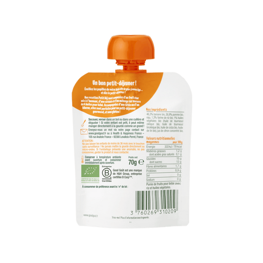 Good Gout Le petit déj pomme