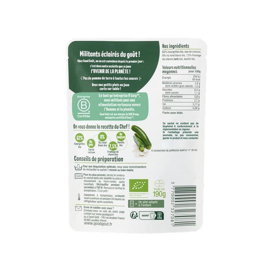 Good Gout Risotto de courgettes au chèvre