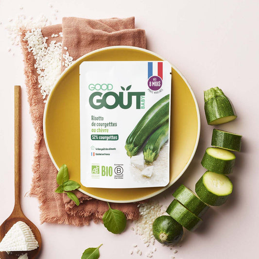 Good Gout Risotto de courgettes au chèvre