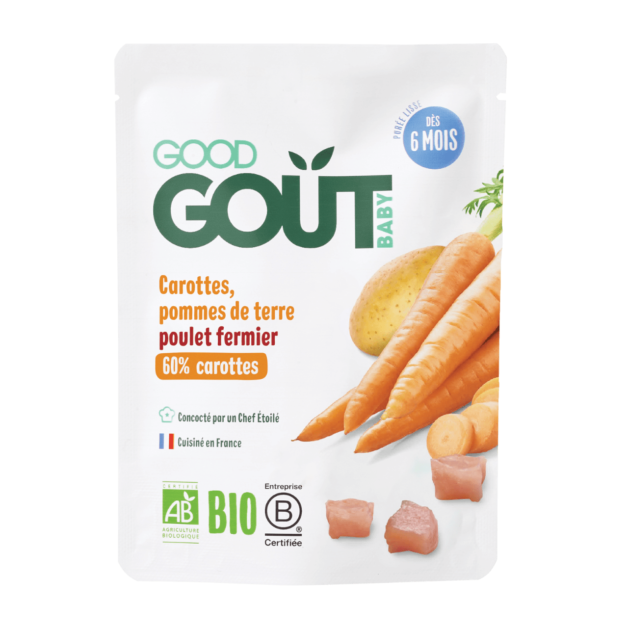 Good Gout Carotte, pomme de terre et poulet fermier