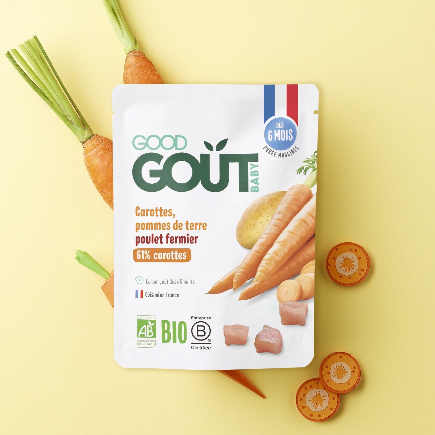 Good Gout Carotte, pomme de terre et poulet fermier