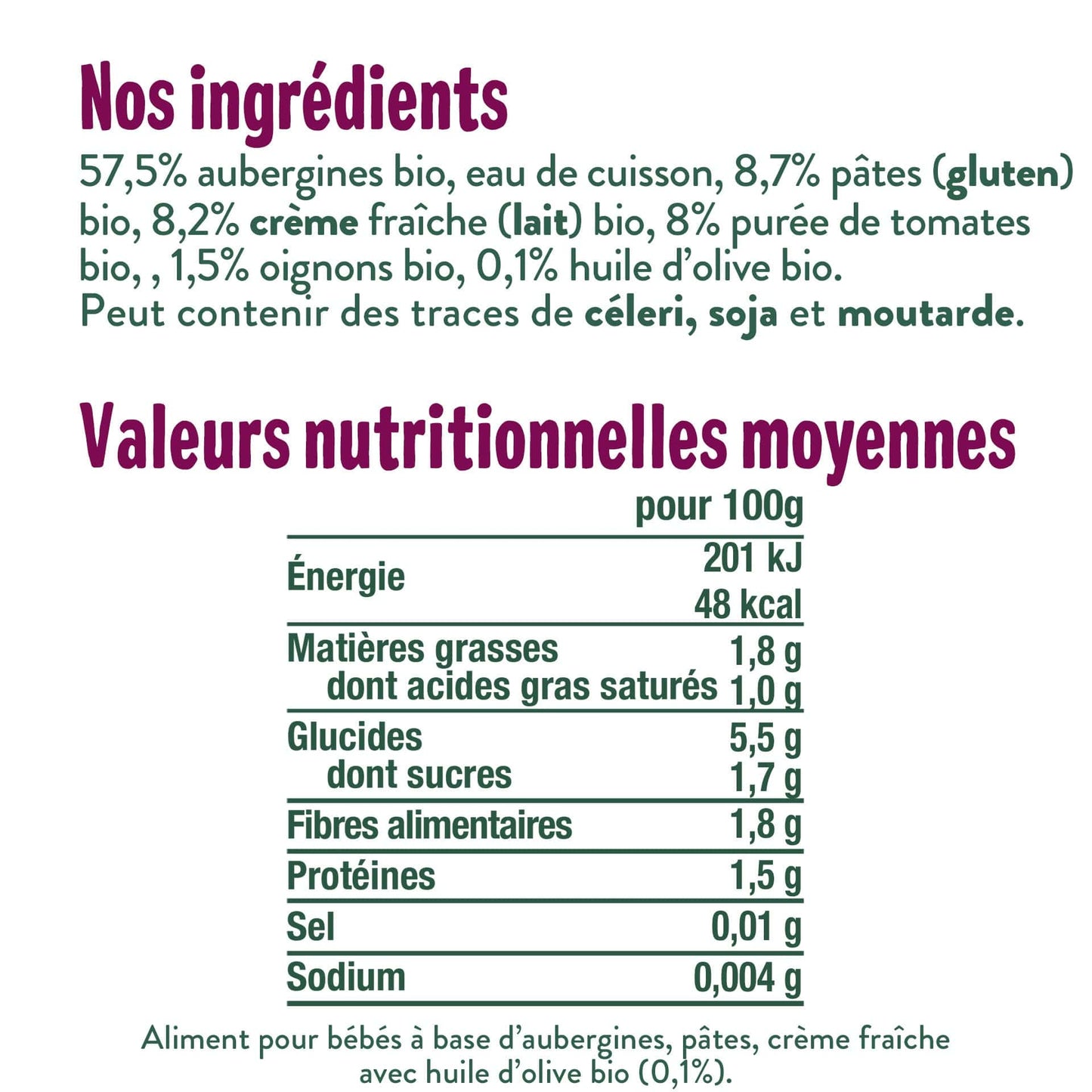 Good Gout Penne aux aubergines