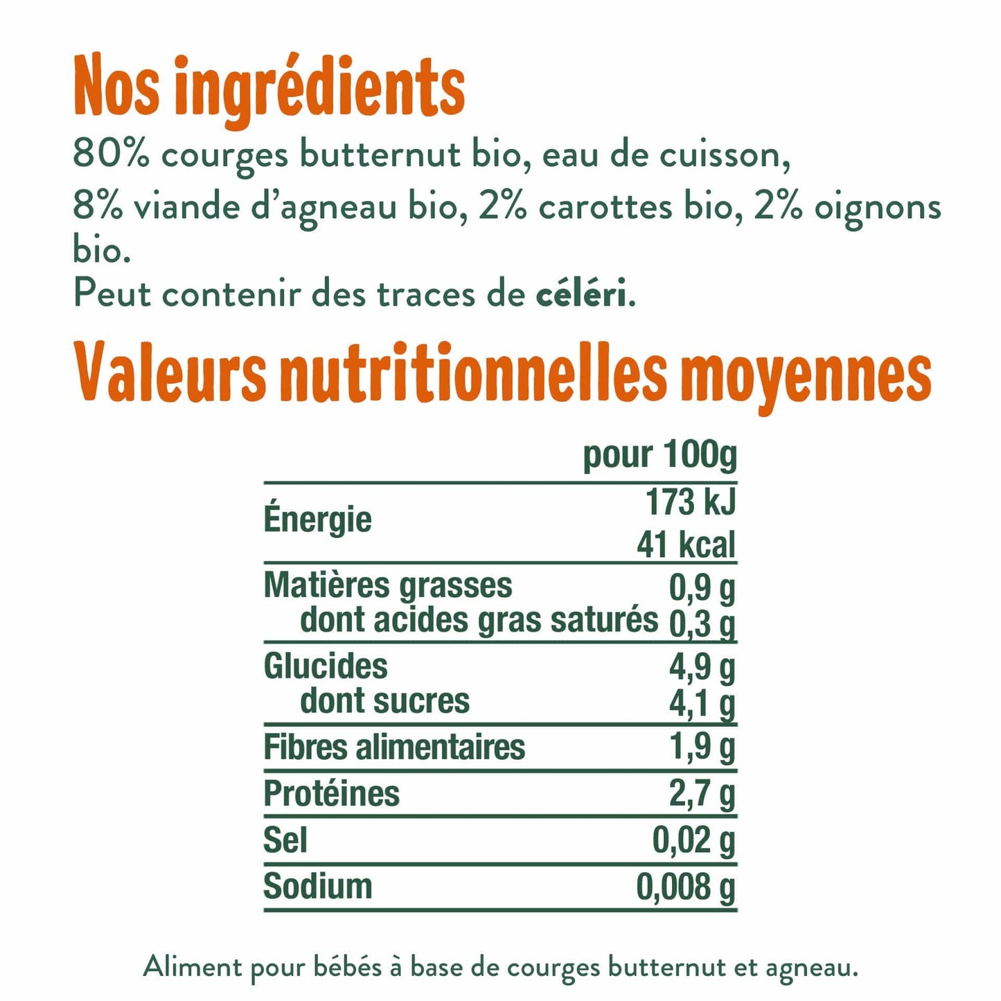 Good Gout Courges butternut sauté d'agneau