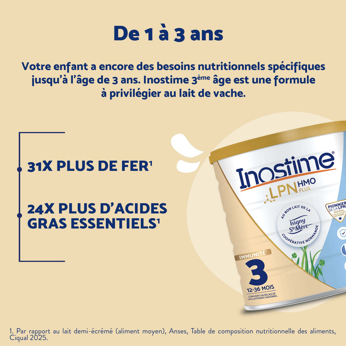 Inostime Inostime Lait de Croissance 3ème âge