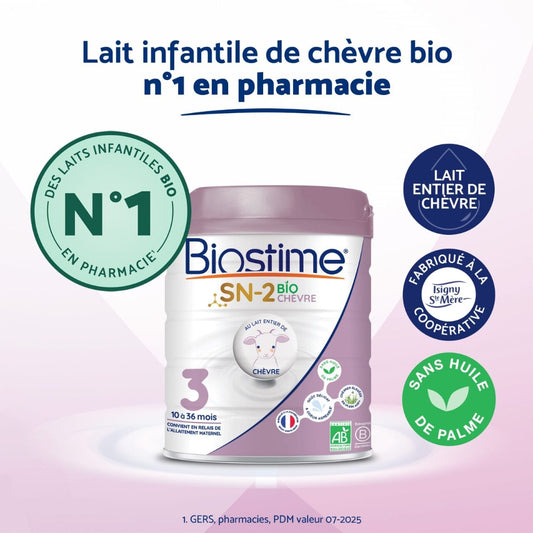 Biostime Biostime Lait de Chèvre 3ème âge