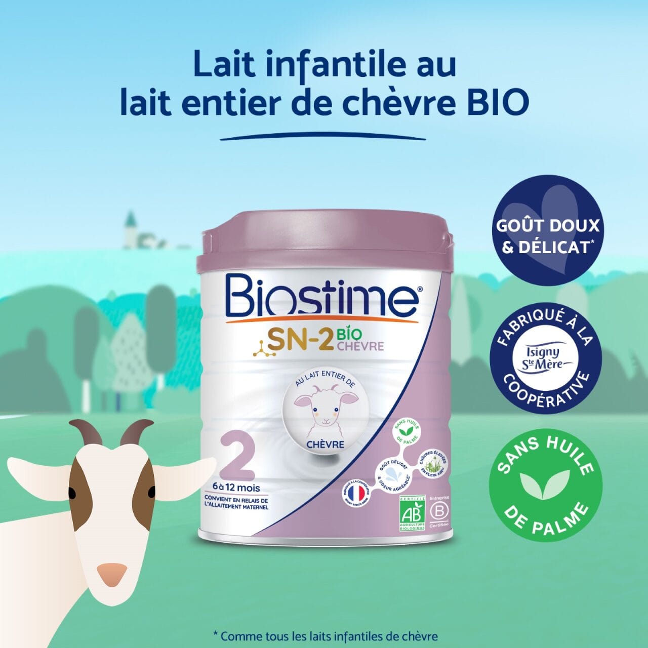 Biostime Biostime Lait de Chèvre 2ème âge