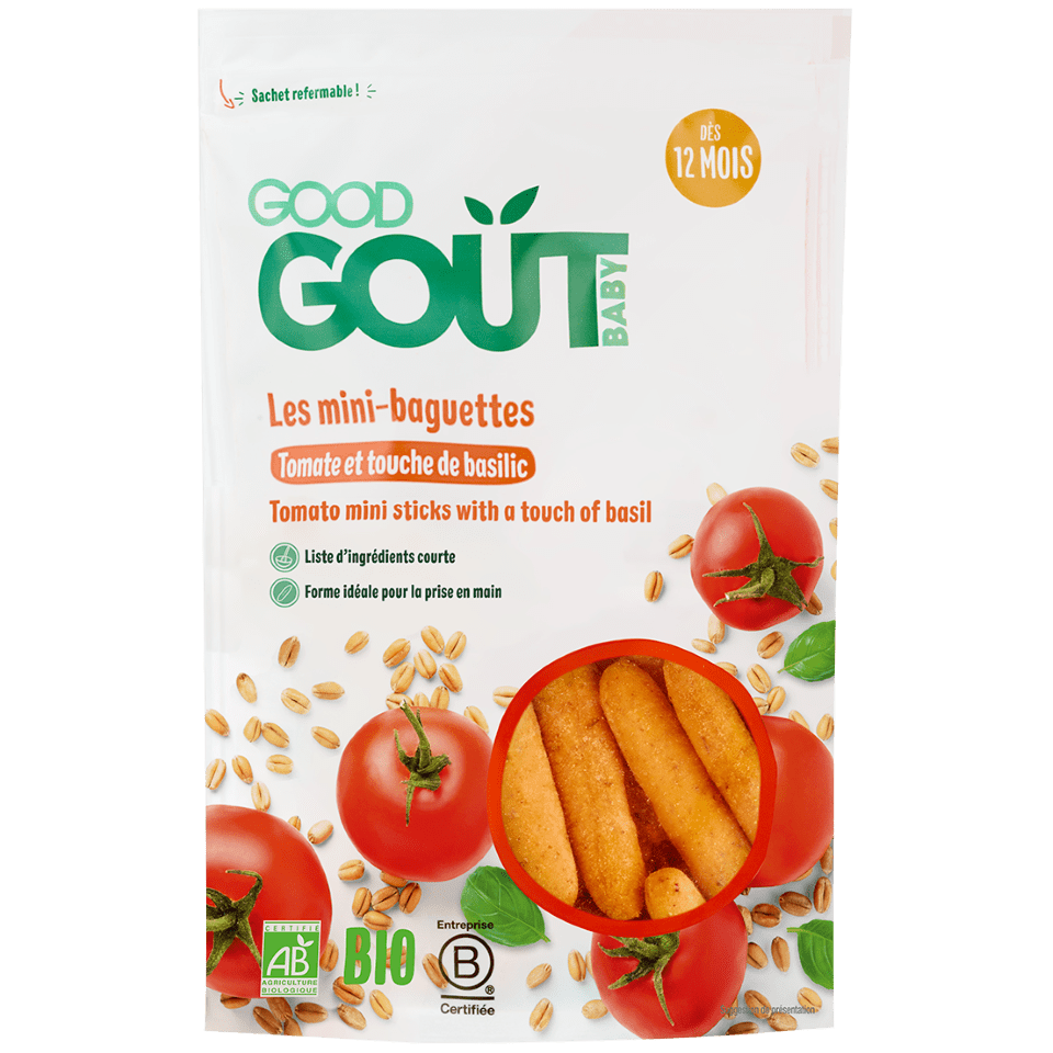 Good Gout Mini-baguettes à la tomate et au basilic