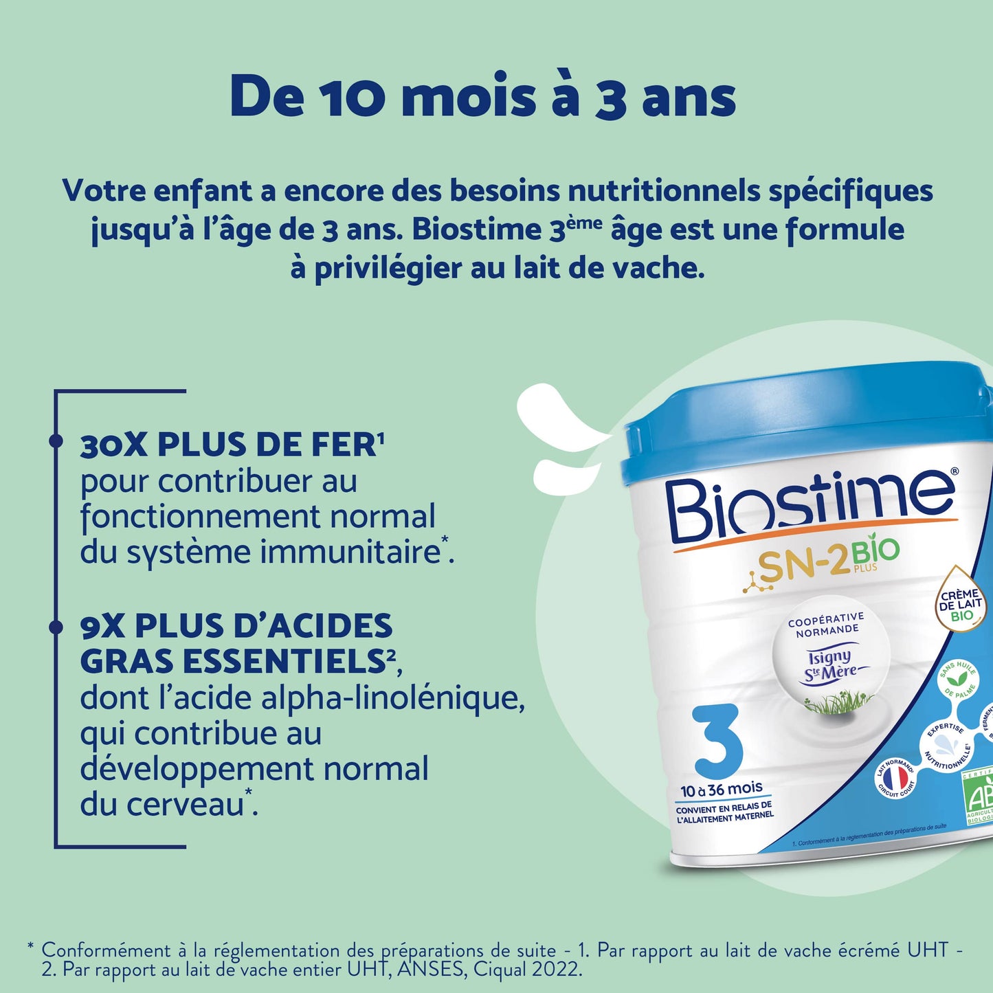Biostime Biostime Lait de Croissance 3ème âge