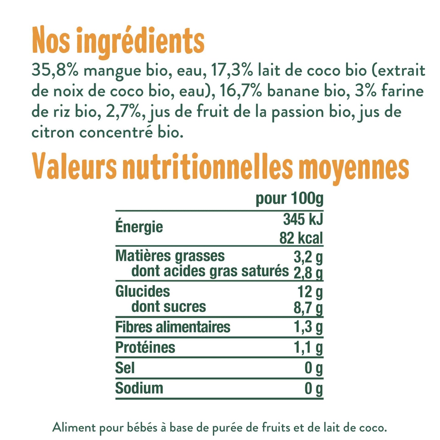 Good Gout Brassé végétal coco mangue banane passion x4