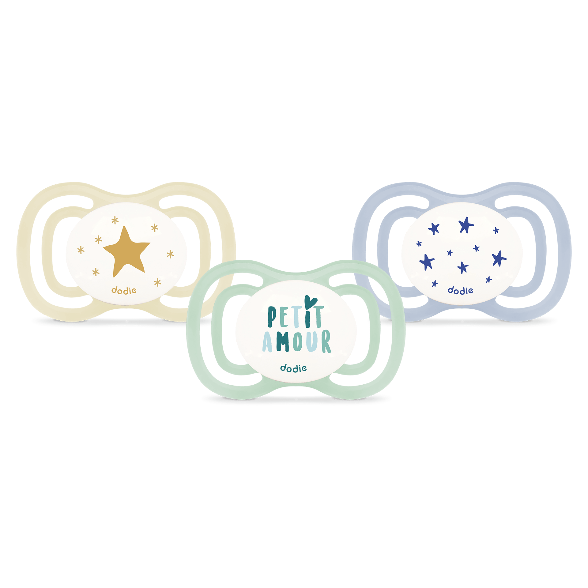 DODIE Lot de 3 Sucettes Anatomiques Jour et Nuit +18 mois - Puériculture & Eveil bébé DODIE Lot de 3 Sucettes Anatomiques Jour et Nuit +18 mois - Puériculture & Eveil bébé